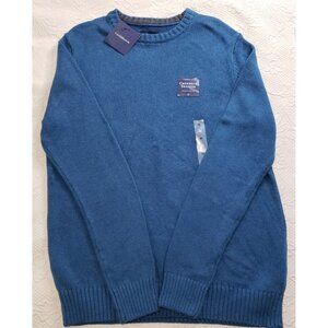 Croft & Barrow Men's Blue Crewneck Long Sleeve Sweater Medium NWT